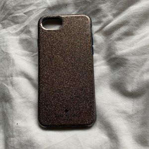 navy sparkly iphone 7/8 case